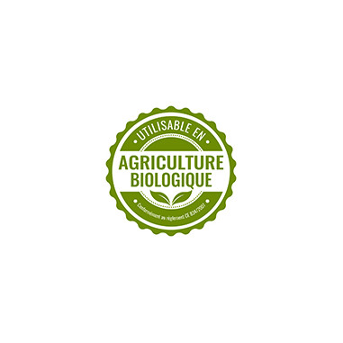 Utilisable en agriculture biologique